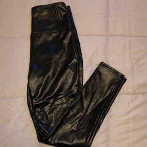 Faux leather leggings (going to college next week, need to sell)
